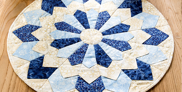 Dresden Plate Candle Mat Quilt Pattern