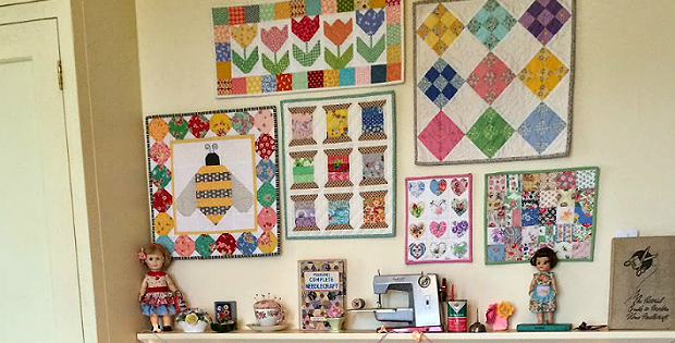 How to Hang a Small Quilt