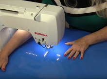 An Inexpensive Mat for Machine Quilting