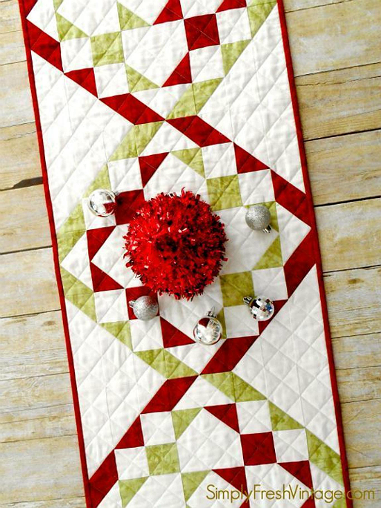 Ribbon Candy Table Runner