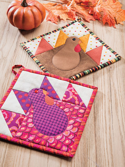 Pumpkin Pot Holder Sewing Pattern