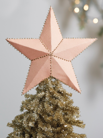 Fabric Tree Topper and Ornaments Pattern