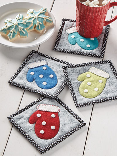 Woolly Mittens Coaster Set