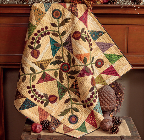 Create A Warm And Inviting Quilt With Applique Quilting Digest 1552