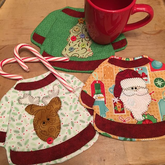 Ugly Christmas Sweater Mugs Rugs Pattern