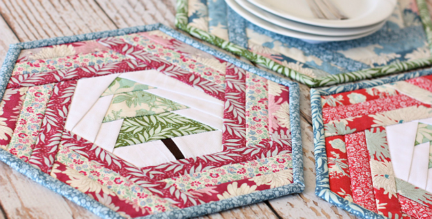 Hexie Holiday Placemat Pattern