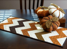 Table Runner and Pumpkins Pattern