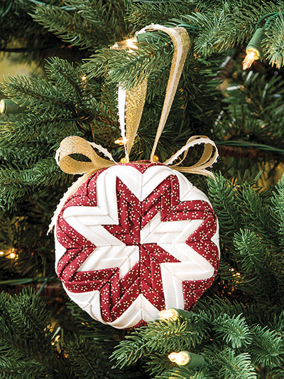 Pinwheel No-Sew Ornament Pattern