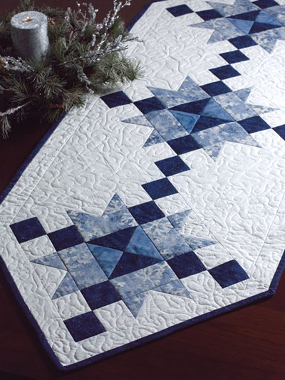 Winter Ice Snowflake Quilt Kit 