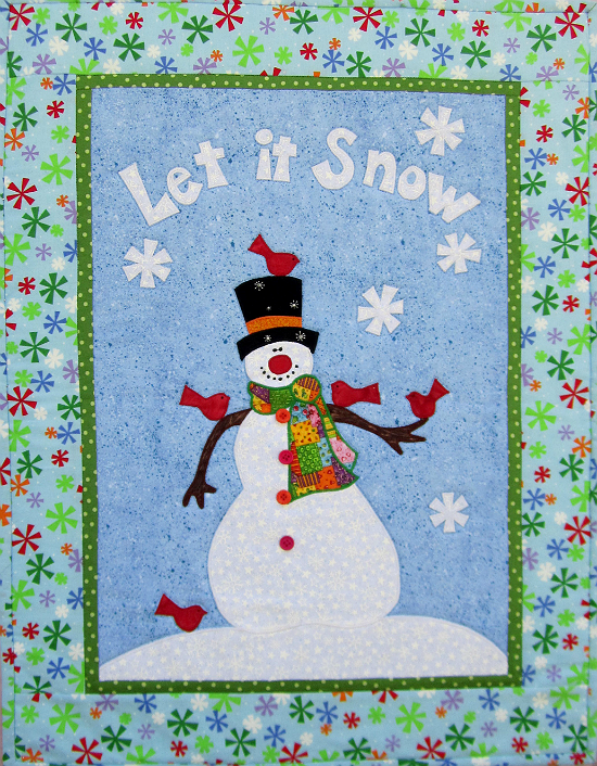 Happy Winter Snowman Quilt Pattern