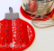 Stripey Christmas Ornament Hot Pad Tutorial