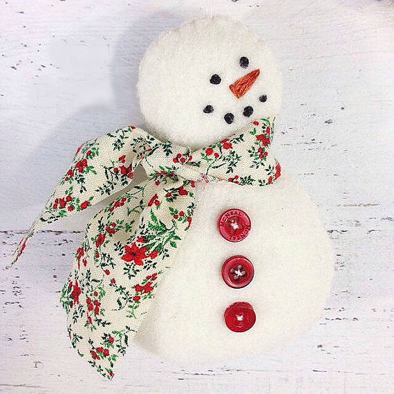 Snowman Christmas Ornament Pattern