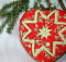 No Sew Quilted Heart Ornament