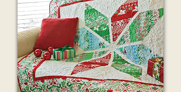 Snow-Kissed Star Quilt Pattern