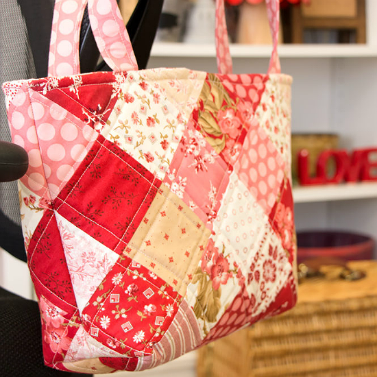 Carry It All in a Giant Patchwork Duffle Bag - Quilting Digest