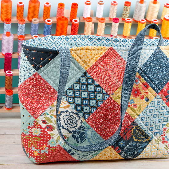 Carry It All in a Giant Patchwork Duffle Bag - Quilting Digest