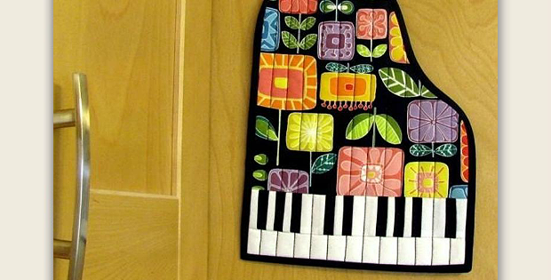 Grand Piano Hot Pad Pattern