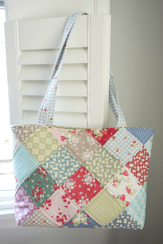 Patchwork on sale tote bag