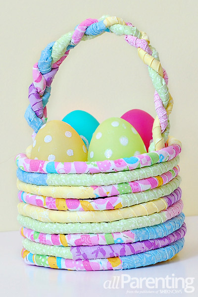 fabric easter basket tutorial