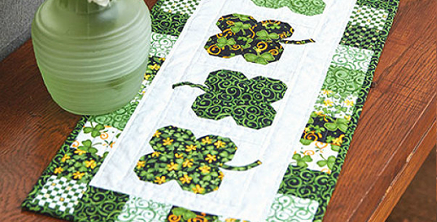 Luck O' the Irish Table Runner Pattern