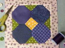 May Flower Quilt Block