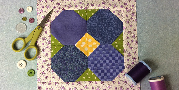 May Flower Quilt Block