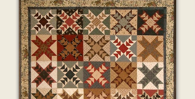 Scrappy Wild Geese Quilt Pattern