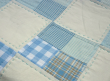 Easy Four Patch Baby Quilt