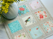 Lovely Squares Mini Quilt