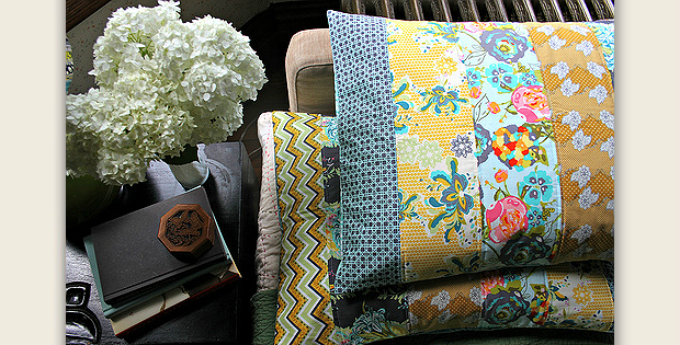 Quilted Pillow Shams Tutorial