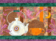 Tea Time Art Quilt Pattern