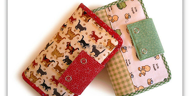 Make a Lovely Wallet in Beautiful Fabric