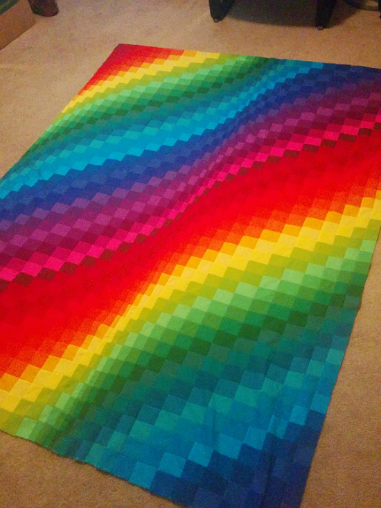 Crayon Colors Create a Stunning Bargello Quilt Quilting Digest