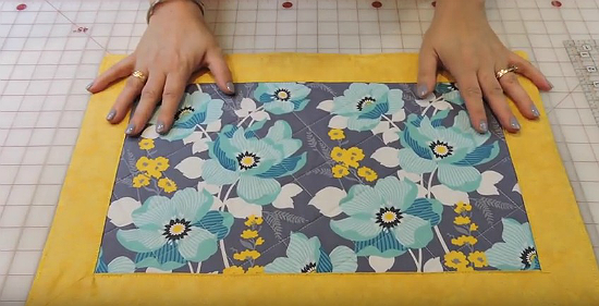 Finish a Small Quilt with a Frame Instead of Binding