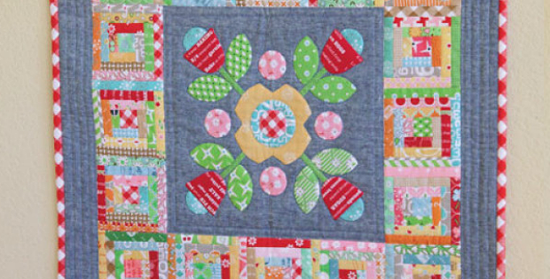 Cabin Posies Quilt Pattern