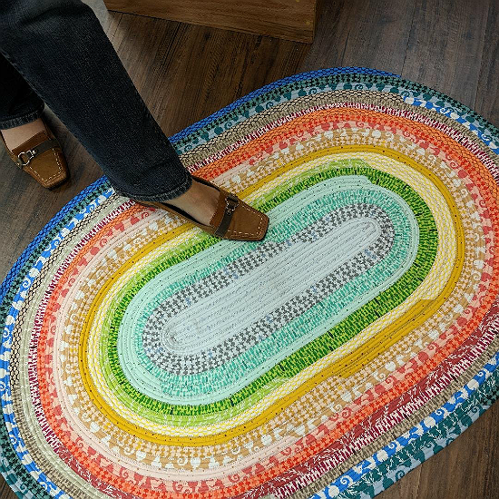 Just Cut and Sew for a Charming Jelly Roll Rug Quilting Digest