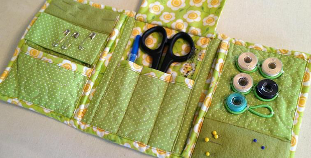 Quilted Sewing Caddy Pattern