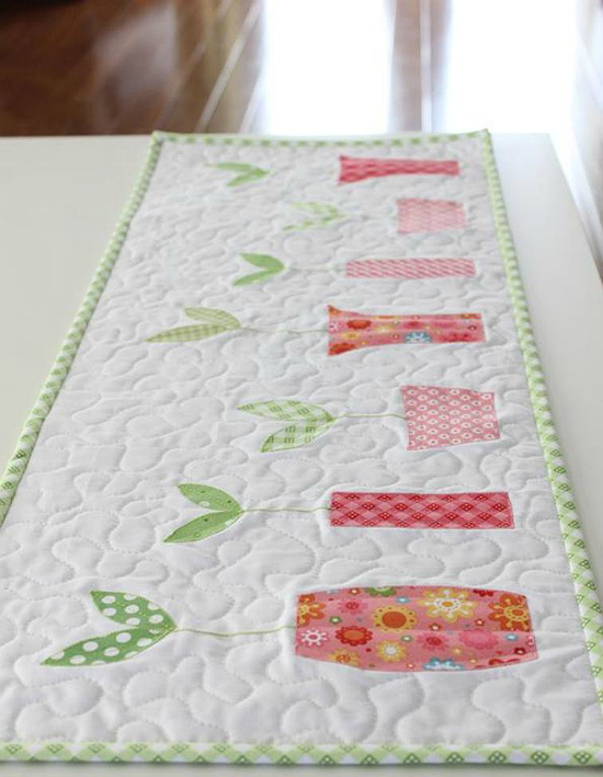 Sprouts Table Runner and Topper Pattern