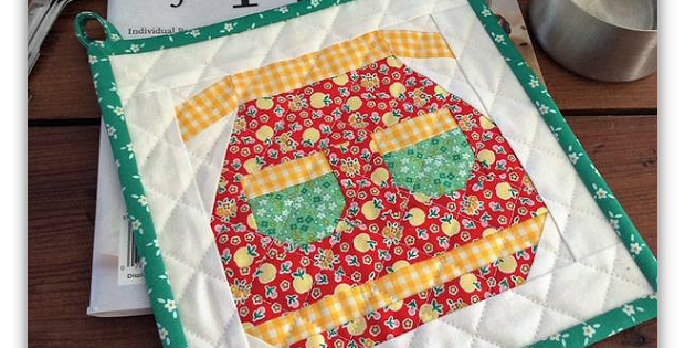 Vintage Apron Pot Holder Pattern