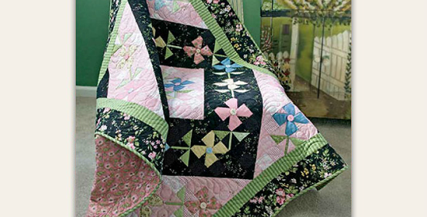 Windblown Blossoms Quilt Pattern