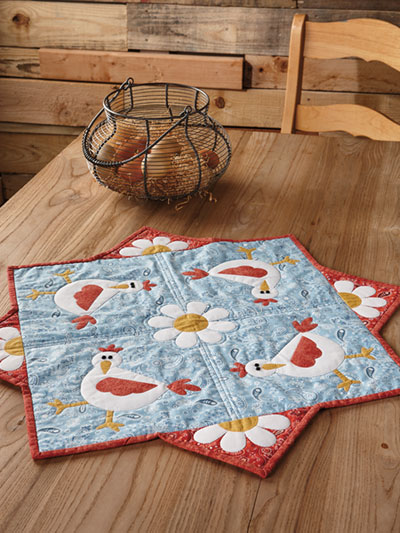 Hen Party Table Topper Pattern