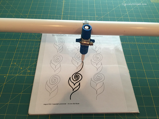 Practice Free Motion Quilting with This DIY Device