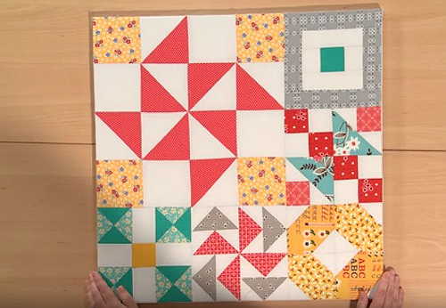 How to Mount a Quilt Block Over Stretched Canvas