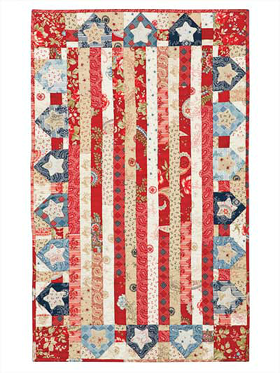 Independent Stars Table Runner Pattern