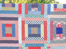 Giant Block Picnic Quilt (with picnic quilt tips)