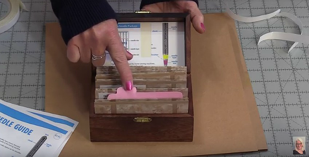 Make a Storage Box for Sewing Machine Needles