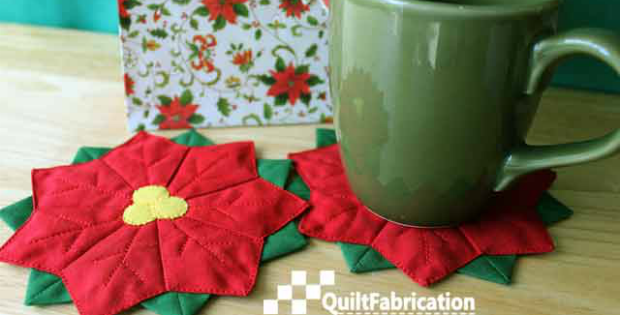 Poinsettia Coaster Pattern