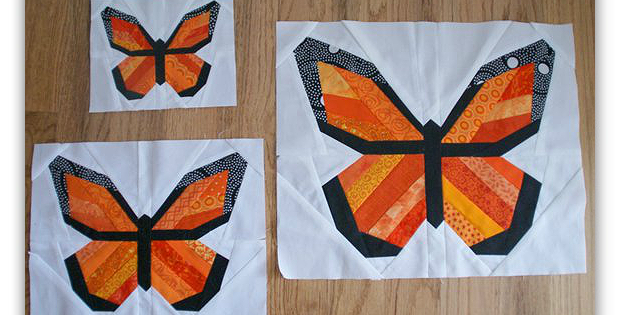 Monarch Butterfly Block Pattern