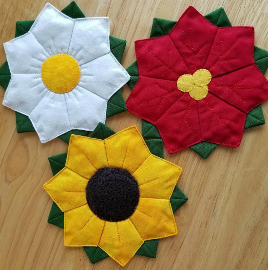 Dresden Flower Coasters Pattern