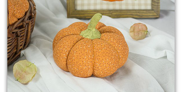 Stuffed Pumpkin Pincushion Pattern